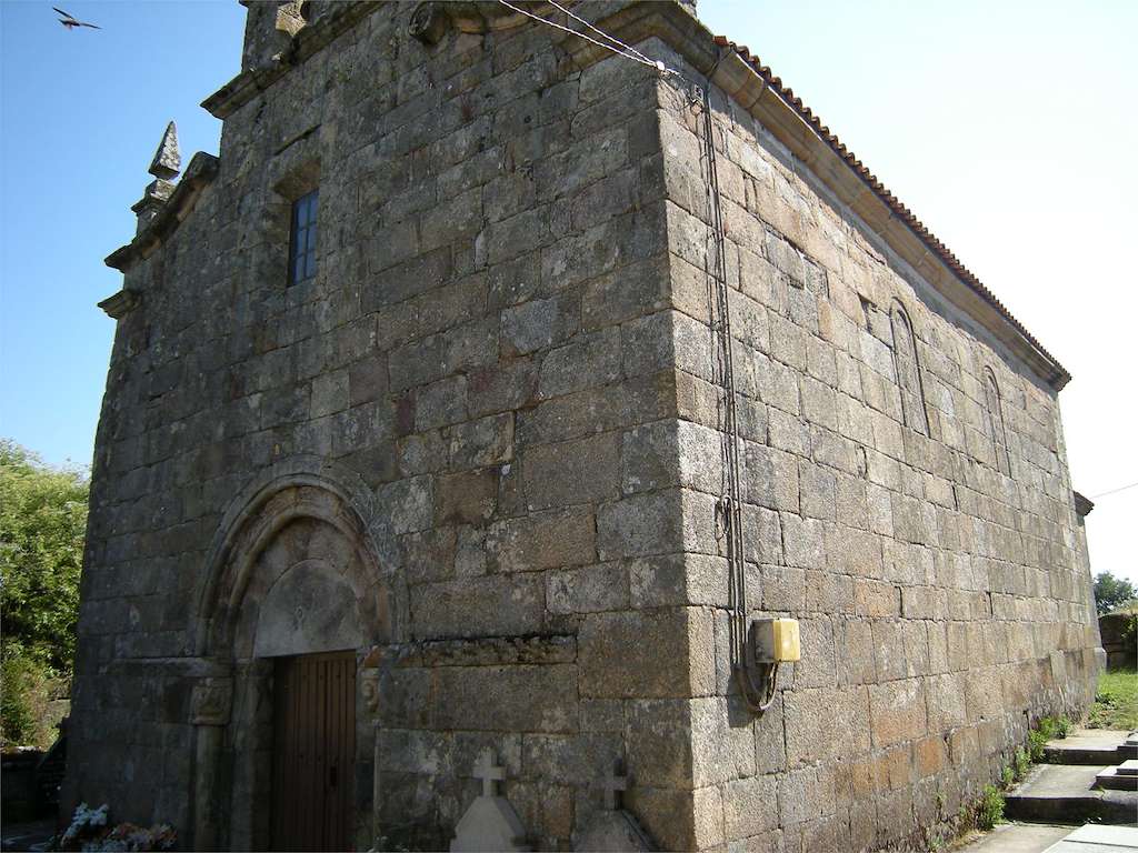 Iglesia de San Cibrao de Nocedo en Os Blancos