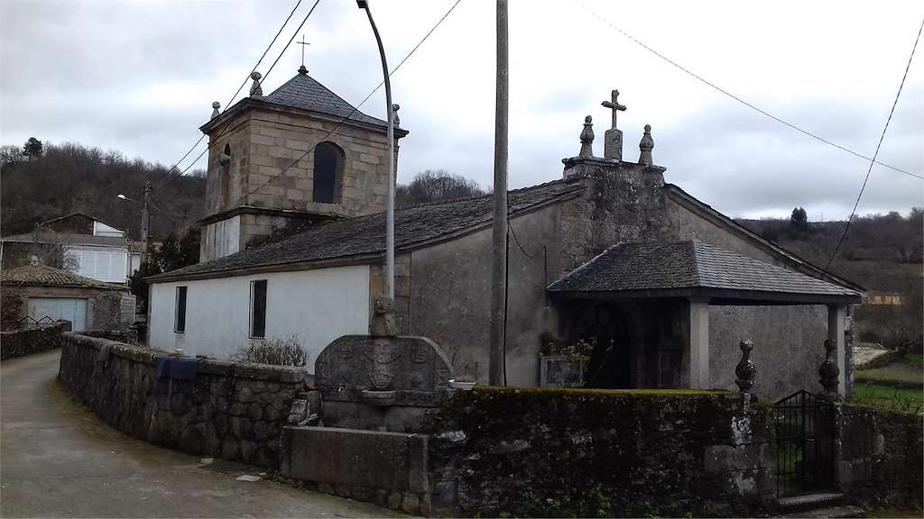 Iglesia de San Cibrao de Touza en Viana do Bolo