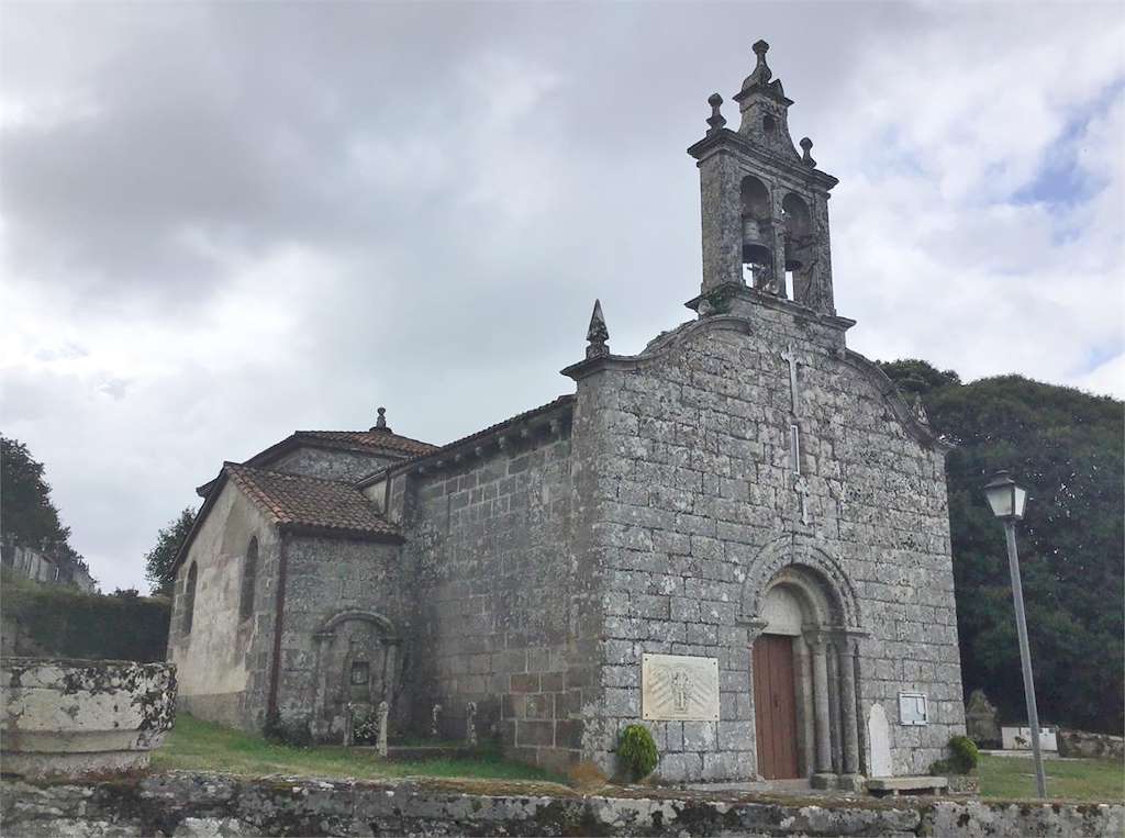 Iglesia de San Cristovo de Borraxeiros en Agolada