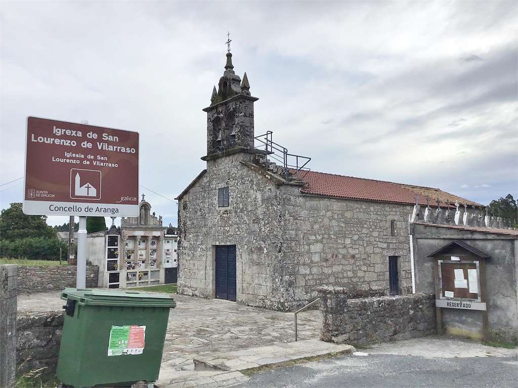 Iglesia de San Lourenzo de Vilarraso en Aranga
