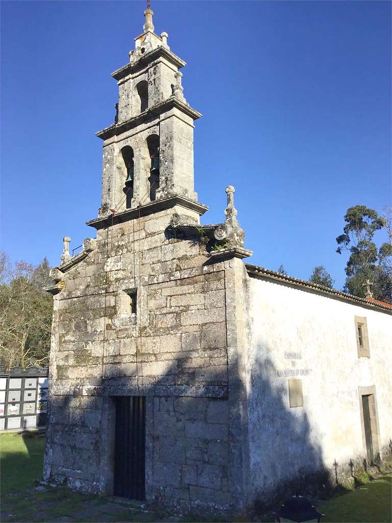 Iglesia de San Martiño de Churío en Irixoa