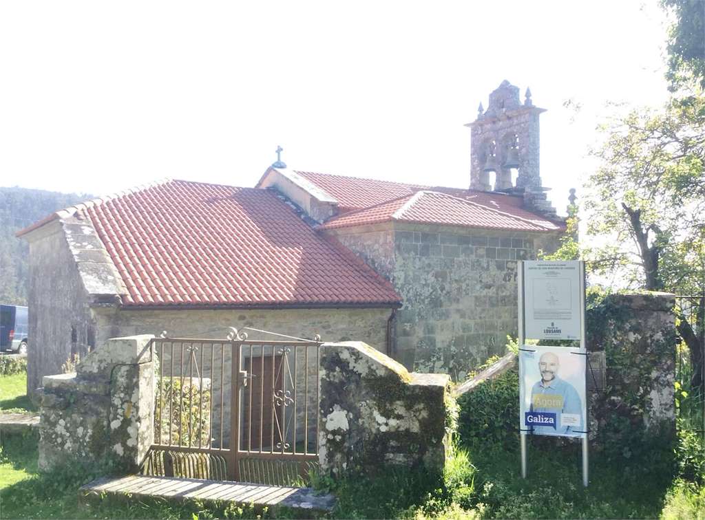 Iglesia de San Martín de Lesende en Lousame