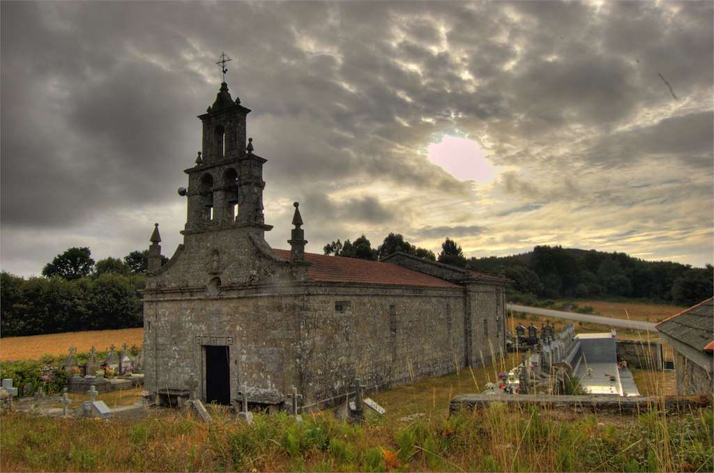 Iglesia de San Pedro de Ourille en Verea