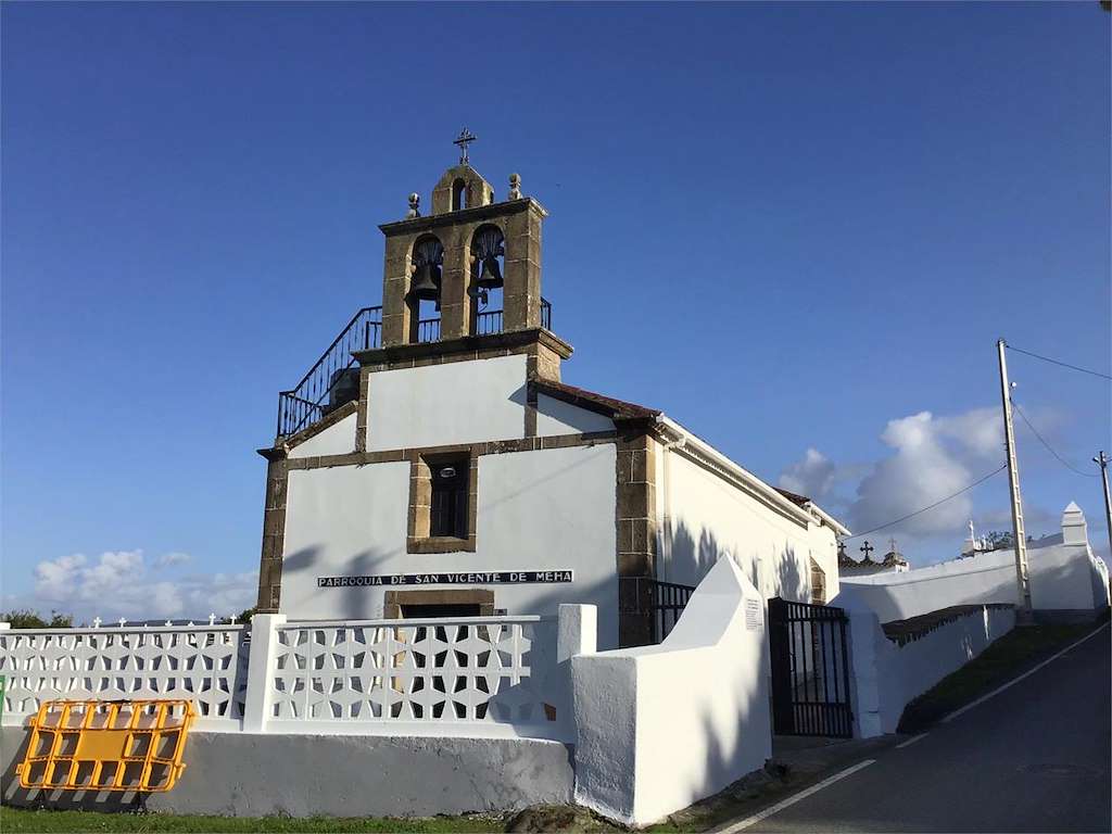 Iglesia de San Vicente de Mehá en Mugardos
