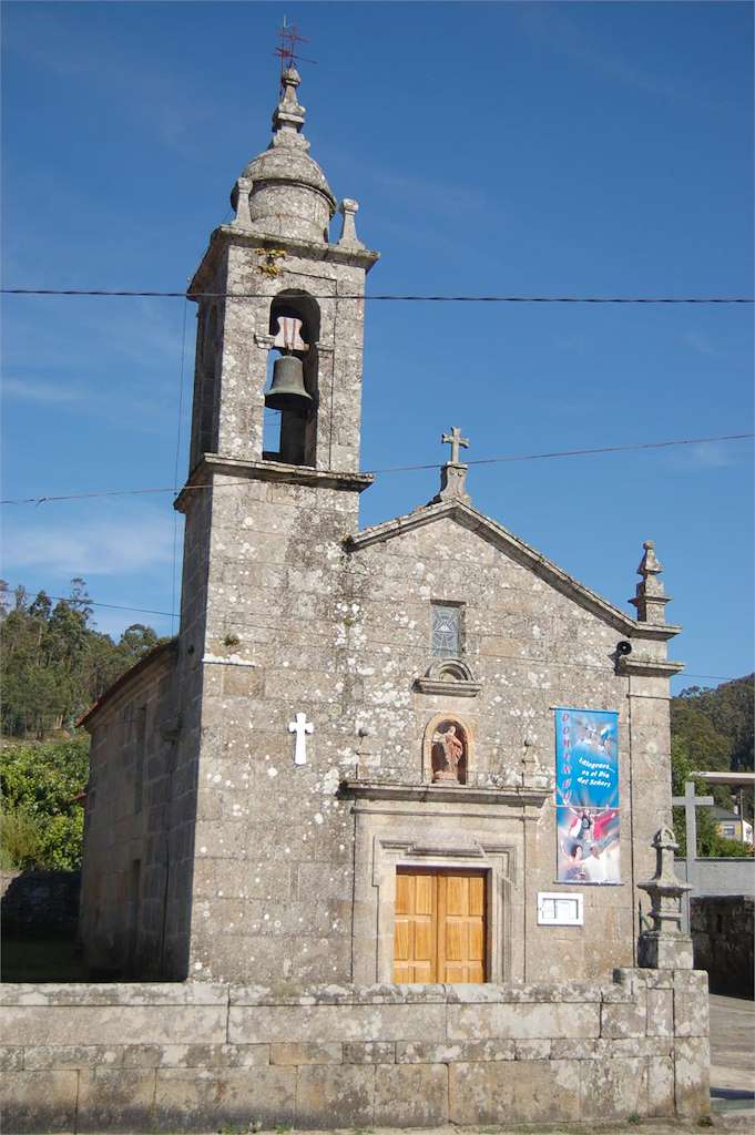 Iglesia de Santa Cristina de Covas en Meaño