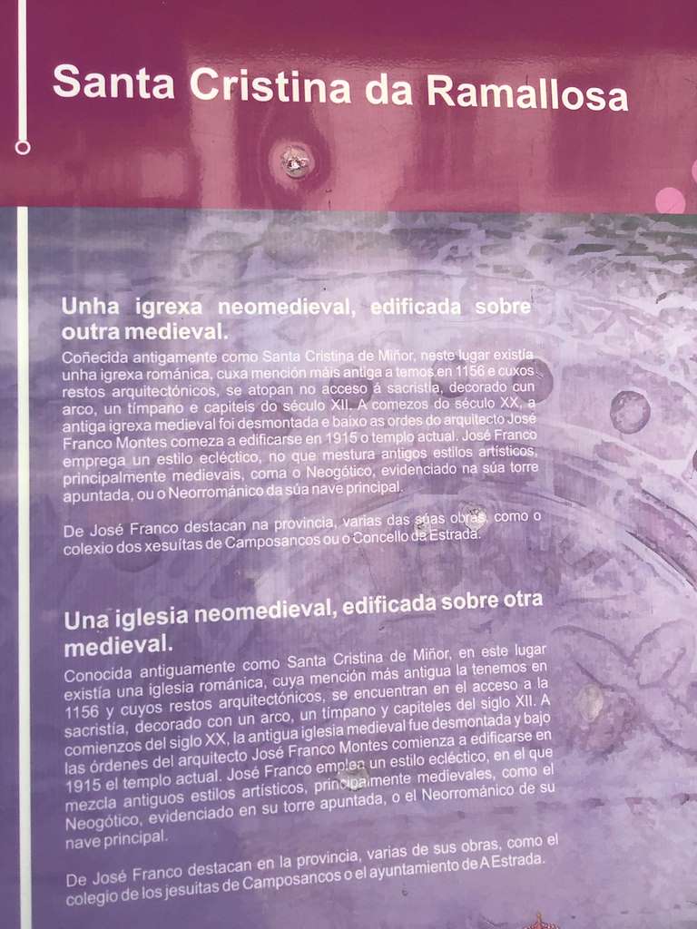 Iglesia de Santa Cristina de La Ramallosa en Baiona