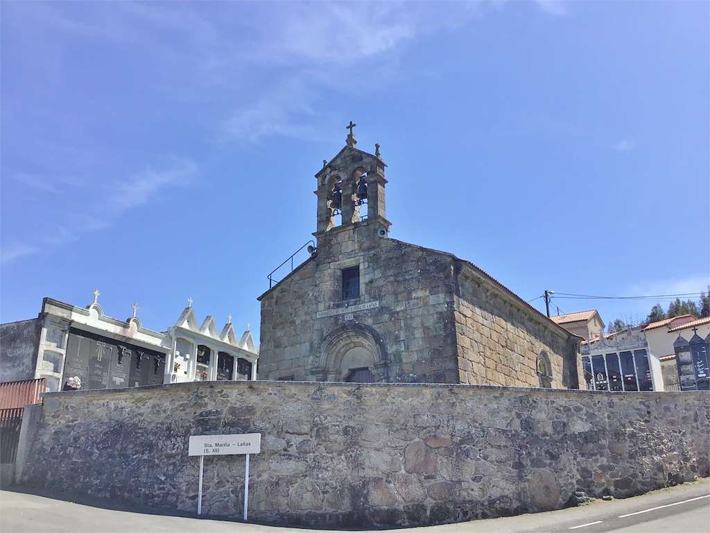 Iglesia de Santa Mariña de Lañas en Arteixo