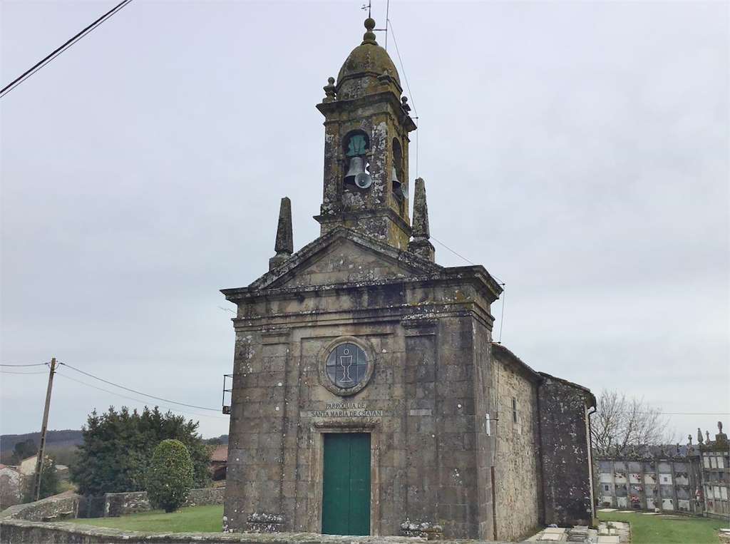 Iglesia de Santa María de Chaián en Trazo