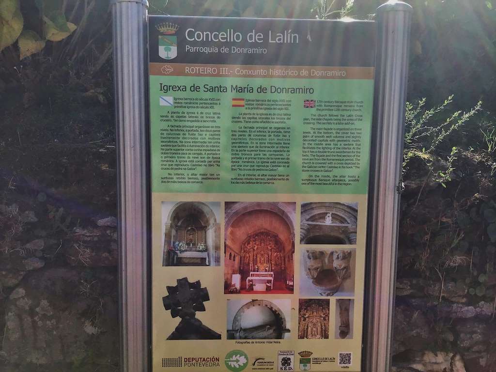 Iglesia de Santa María de Donramiro en Lalín