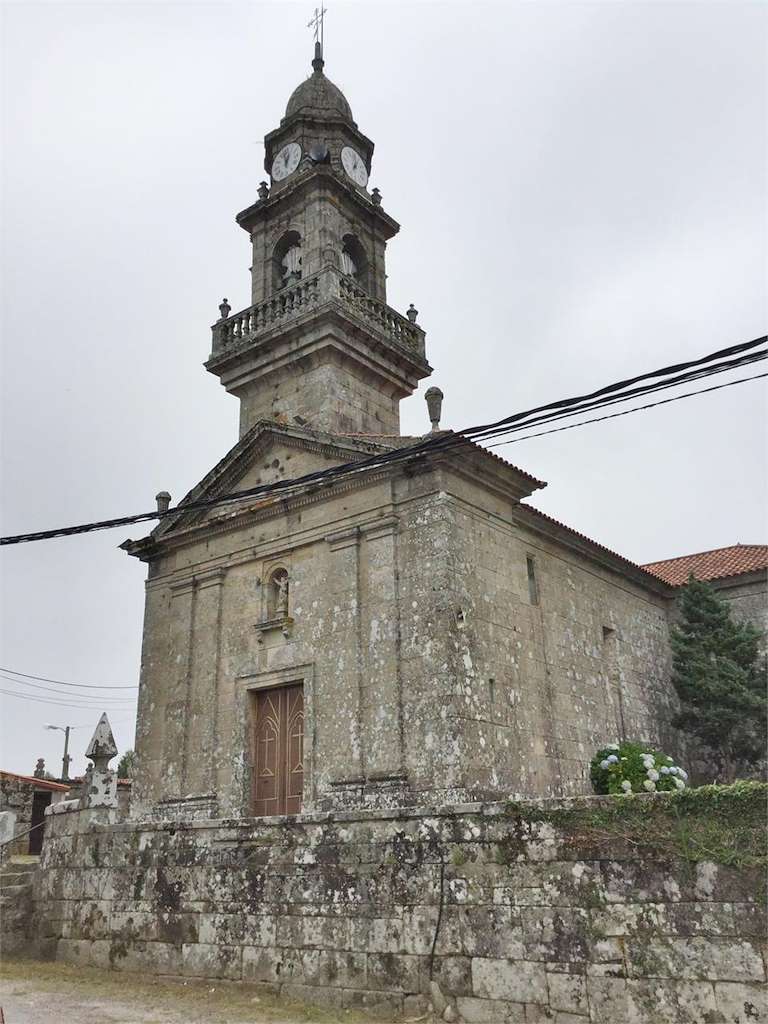 Iglesia de Santa María de Mourente en Pontevedra