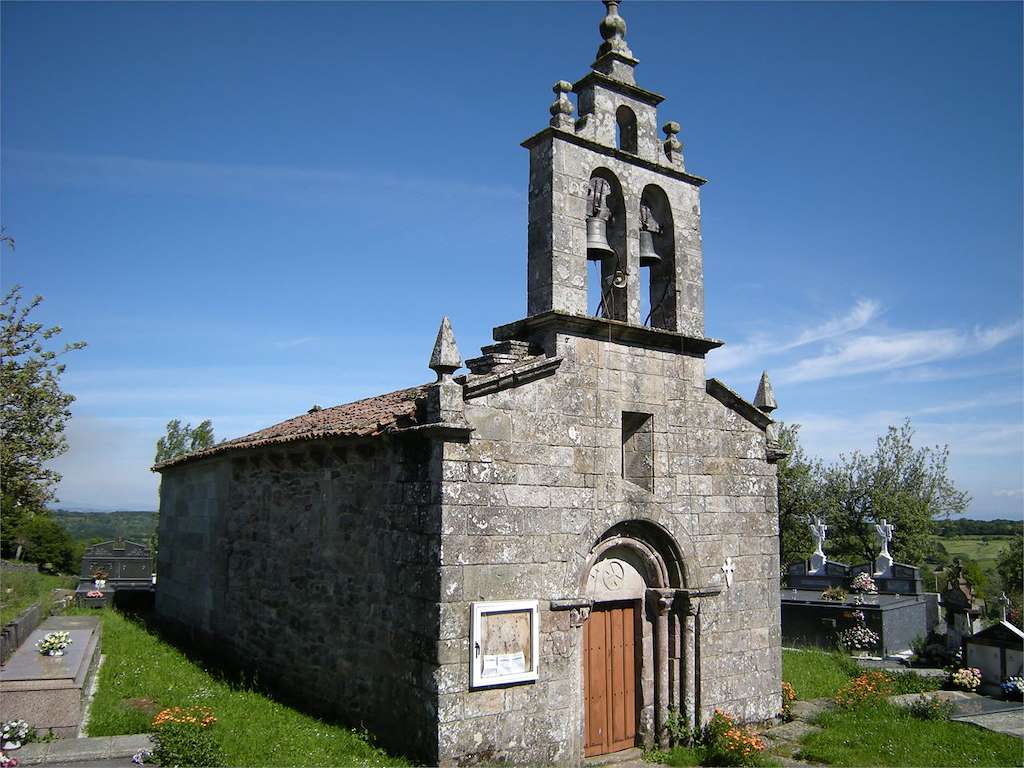 Iglesia de Santa María de Olveda en Antas de Ulla