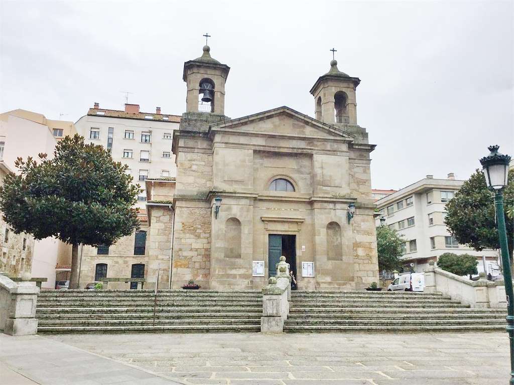 Iglesia de Santa Uxía en Ribeira