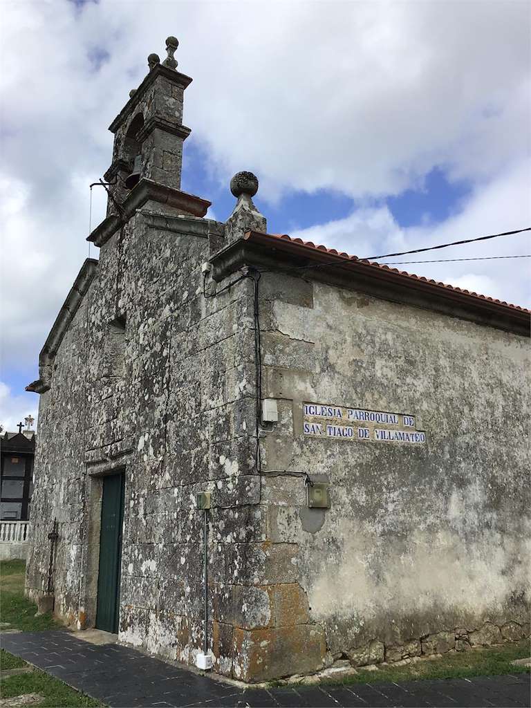 Iglesia de Santiago de Vilamateo en Vilarmaior