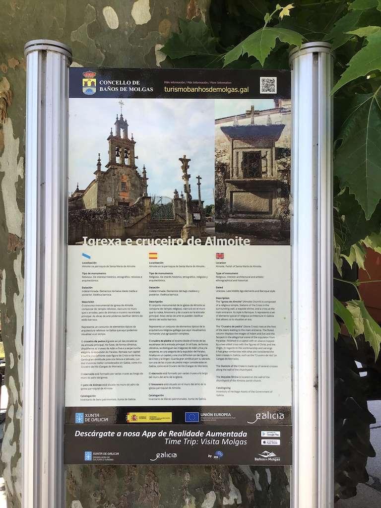 Iglesia Santa María de Almoite en Baños de Molgas