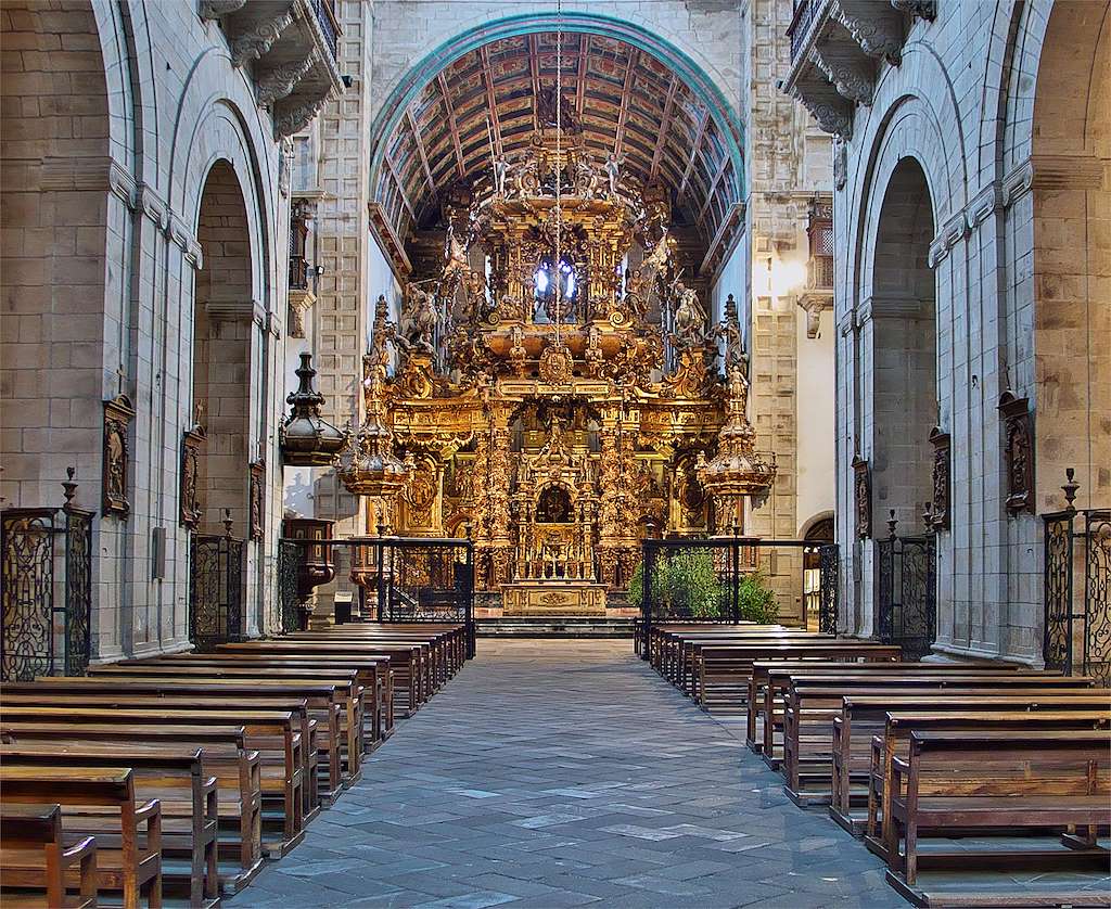 Iglesia y Monasterio de San Martín Pinario en Santiago de Compostela