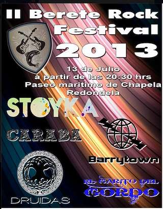 XII Berete Rock en Redondela