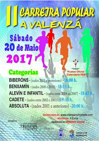 Carreira Popular da Valenzá  en Barbadás