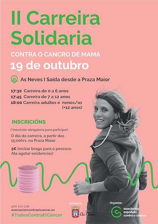 III Carrera Solidaria Contra el Cáncer de Mama en As Neves
