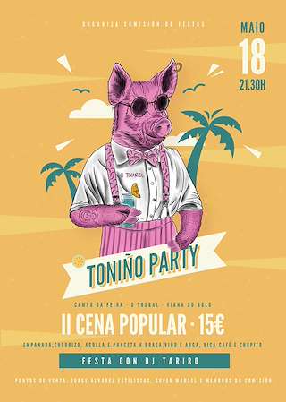 IV Cena Popular do Toural en Viana do Bolo