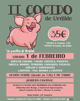 III Cocido de Urdilde (2026) en Rois