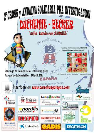 VI Cross Solidario a Favor da Investigación de Duchenne y Becker “Unha tarde con Samuel” (2026) en Santiago de Compostela