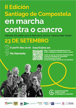 En Marcha Contra o Cancro en Santiago de Compostela