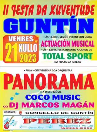 V Festa da Xuventude (2026) en Guntín
