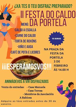 IV Festa do Caldo da Portela (2026) en Petín