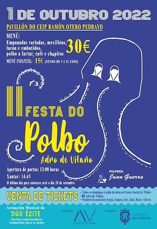 V Festa do Polbo de Vilaño en Laracha