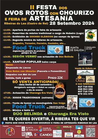 III Festa dos Ovos Rotos con Chourizo e Feira de Artesanía en Castro de Rei