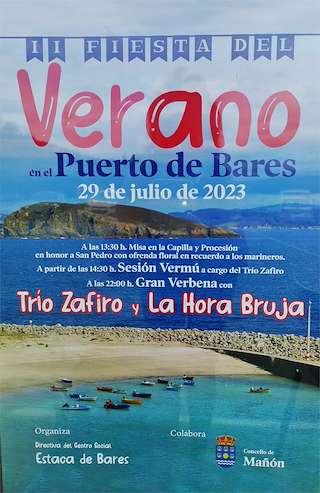 III Fiesta del Verano del Puerto de Bares en Mañón