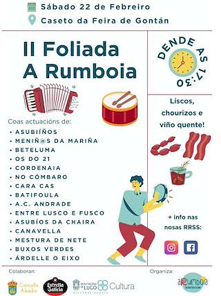 III Foliada a Rumboia (2026) en Abadín