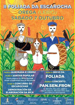 IV Foliada da Escarocha en Leiro