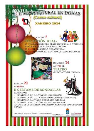 IV Mes Cultural de Donas (2026) en Gondomar