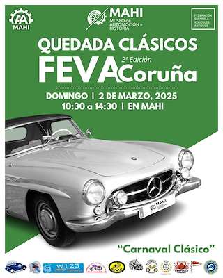 XIV Quedada de Clásicos FEVA Coruña (2026) en Arteixo