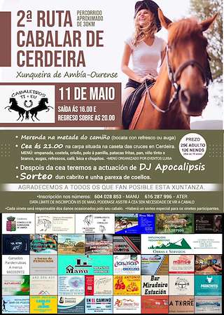 III Ruta Cabalar de Cerdeira en Xunqueira de Ambía