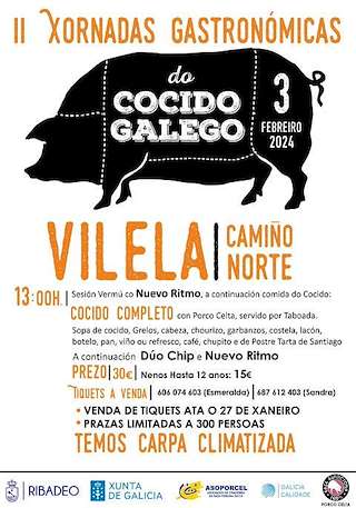 IV Xornadas gastronómicas do Cocido Galego de Vilela en Ribadeo
