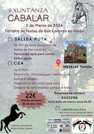 III Xuntanza Cabalar de Goián en Tomiño