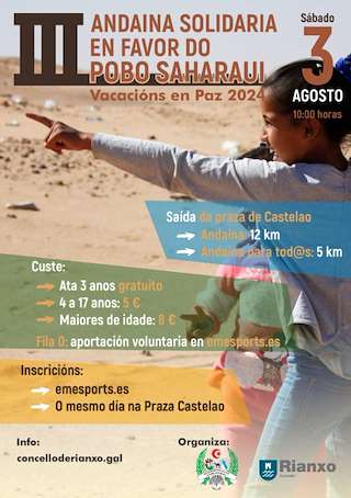 IV Andaina Solidaria en Favor do Pobo Saharahui en Rianxo