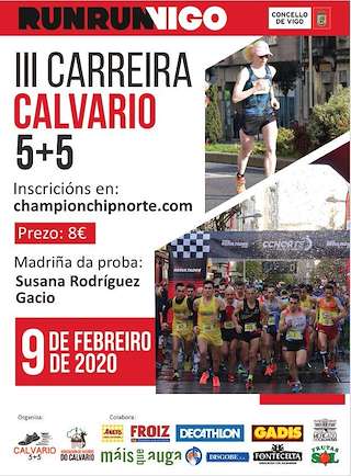 VIII Carreira Calvario 5+5 en Vigo