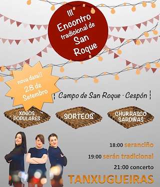 Encontro tradicional de San Roque de Cespón en Boiro