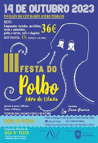 V Festa do Polbo de Vilaño en Laracha