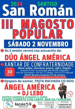 IV Magosto Popular de San Román en Santiso