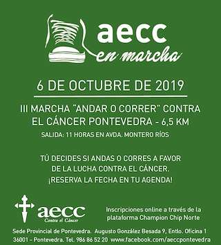 VII Marcha Contra el Cáncer  en Pontevedra