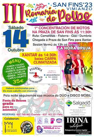 V Romaría do Polbo de San Fins en Vimianzo