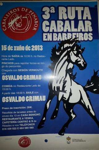 XII Ruta Cabalar  en Barreiros