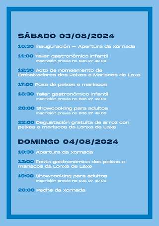 IV Xornada de Pesca Artesanal "No Mar da Lonxa" en Laxe