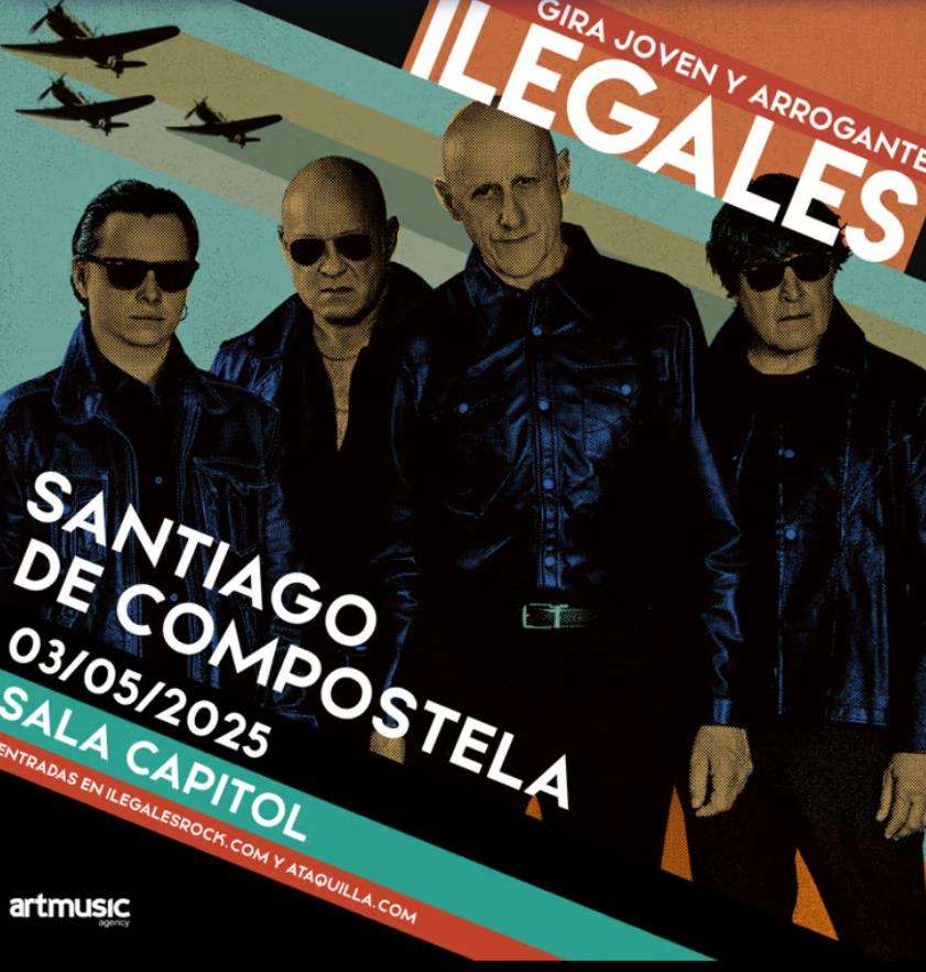 Ilegales - Joven y Arrogante (2025) en Santiago de Compostela