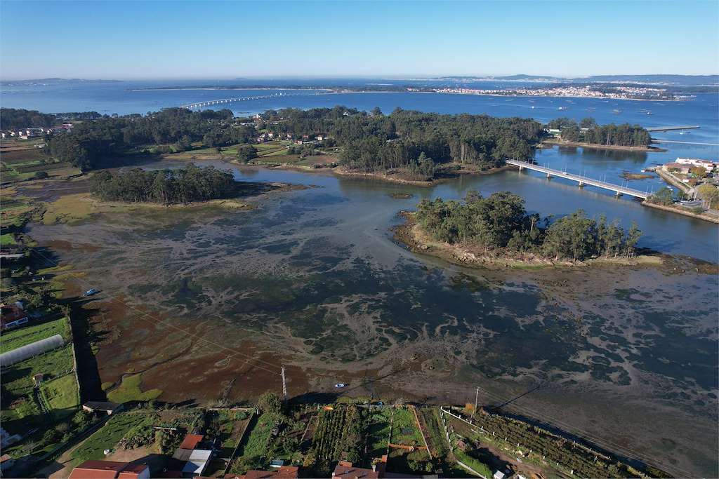 Illa de Currás e Ansuíña en Vilanova de Arousa