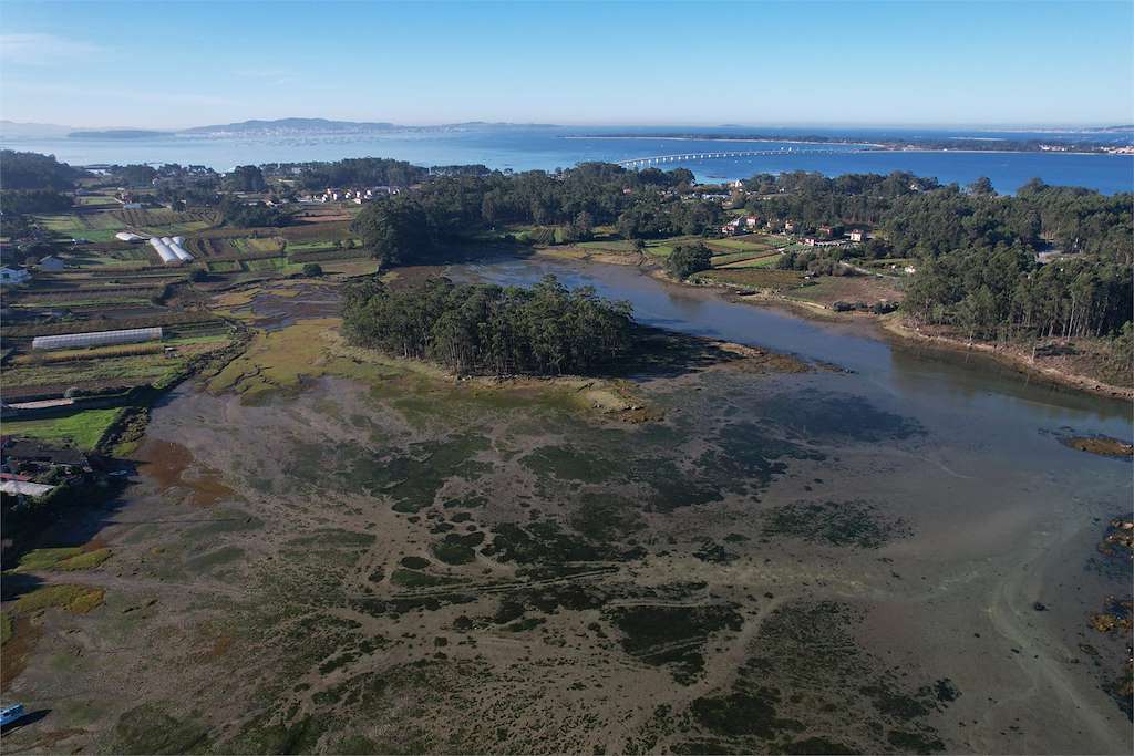 Illa de Currás e Ansuíña en Vilanova de Arousa